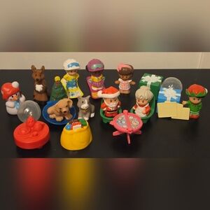 Little People Christmas Advent Calendar Figurines 2015 Complete Set